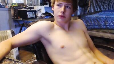 Cute boy masturbat like mad