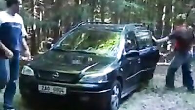 2 Daddys Fuck Boy Bareback Outdoors