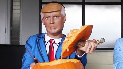 Tom Daley: and D Lance Black: Pumpkin Carving