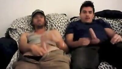 Str8 Best Friends Jerking Together Watching- more @ Gayboy.ca