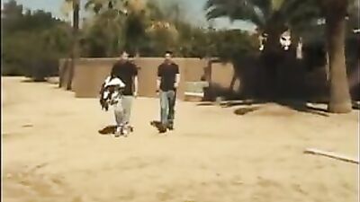 Rick and TJ at the ranch