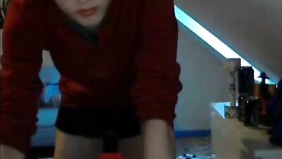 Young hot and cute boy masturbates to his best friend