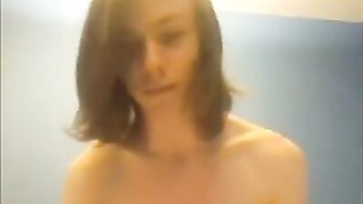 Young boy hair shakes his big cock all smooth