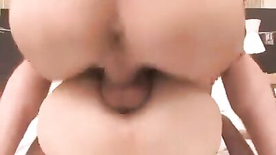 Cute bottom gets fucked and fed