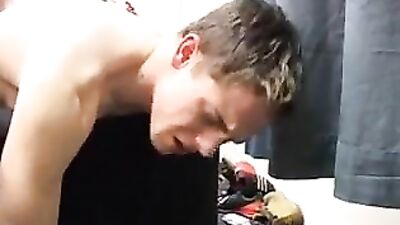 Pounding it out on the couch