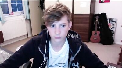 Young and true blonde beauty masturbates in her room