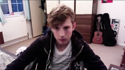 Young and true blonde beauty masturbates in her room