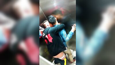 Asian Boys surprised in the toilet