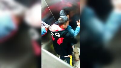 Asian Boys surprised in the toilet