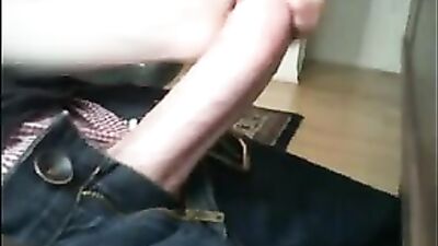 Video Stroking of a big white cock