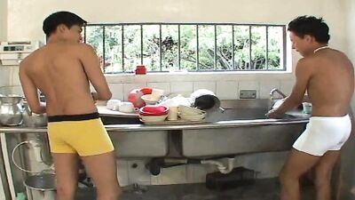 Hot Latino Kitchen Fuck
