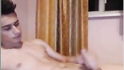 Beardless he shakes his beautiful cock very appetizing