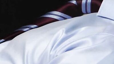 Feeling good in shirt and tie