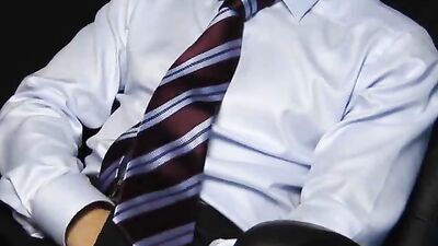 Feeling good in shirt and tie