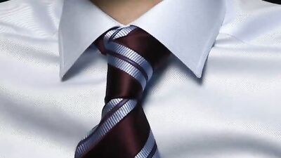 Feeling good in shirt and tie