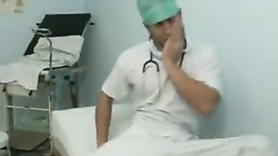Young Doctor Does a Full Exam