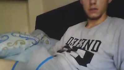 Jerkin before bed - more @ Gayboy.ca