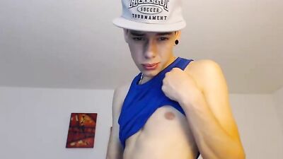 Sexy cute boy tatoued and very smooth