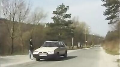 Trading blow jobs...the price of the hitchhiker