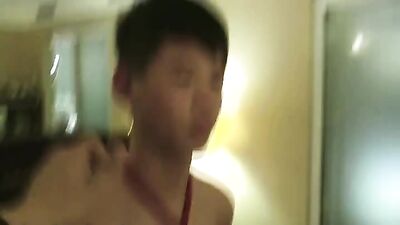 Young Asian Cutie Bound & Wanked