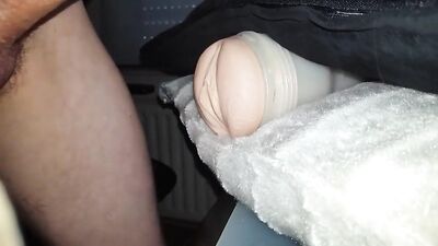 Terrific fleshlight fuck
