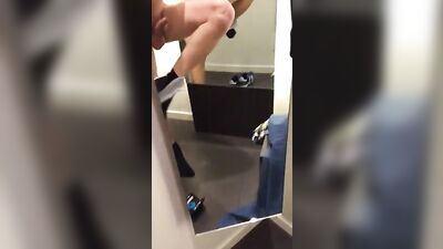 Dressing room wank