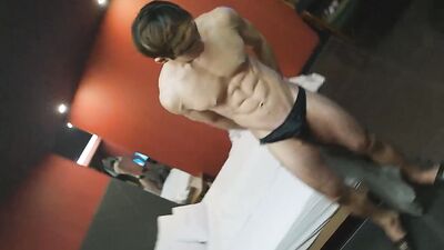 Korean Hunk Jerk Off