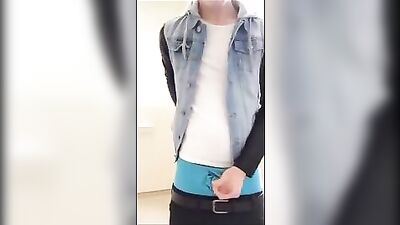 Cumblr boy in mirror