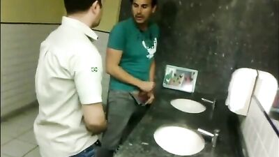 2 Lads Playing in Toilets