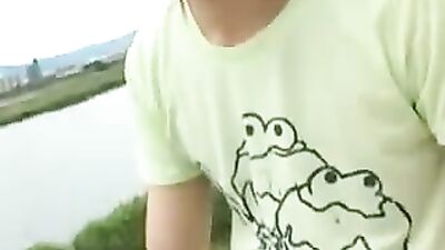 Older guy picks up young asian boy, brings him home to fuck