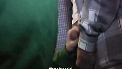 Big dick blow job with facial