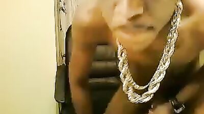 Slim Black Boy's Big Dick and Sweet Ass Gay Porn