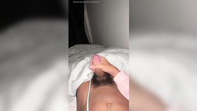 Cute Long Haired Boy Cum