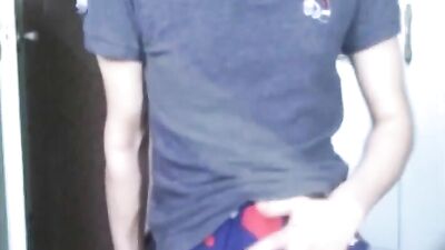 Cute twink jerks off