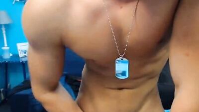 Beautiful Muscle Boy With Very Nice Big Cock On Cam