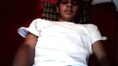 Latino jerking on cam