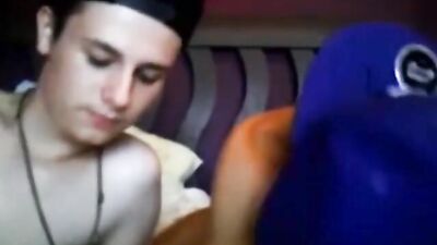 Couple alone at home