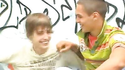 Teen twinks making love