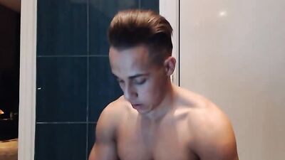 Very Big Thick Cock, Muscle Gorgeous Boy On Cam (HD)