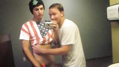 Fuck in the public toilet