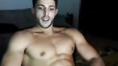 Big cumshot from big man