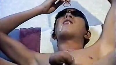 Asain Boy Loves To Eat Cum