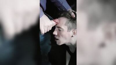 Thick cream on the face