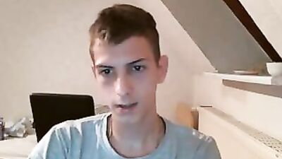 Cute Blond boy loves to show off