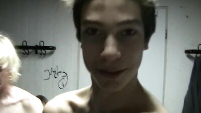 Cute - homemade - seminude - caught, lockerroom 0003