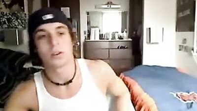 Guy gets caught masturbating by a friend