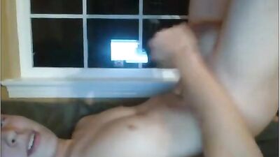 Young smiling wanker