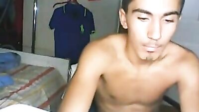 Arab boy masturbates