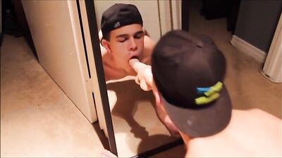 A Boy, A Dildo And A Mirror