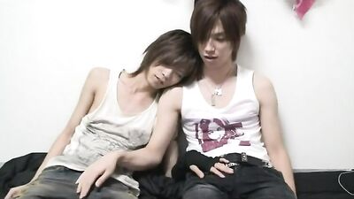 Asain Boys Strokeing and Sucking